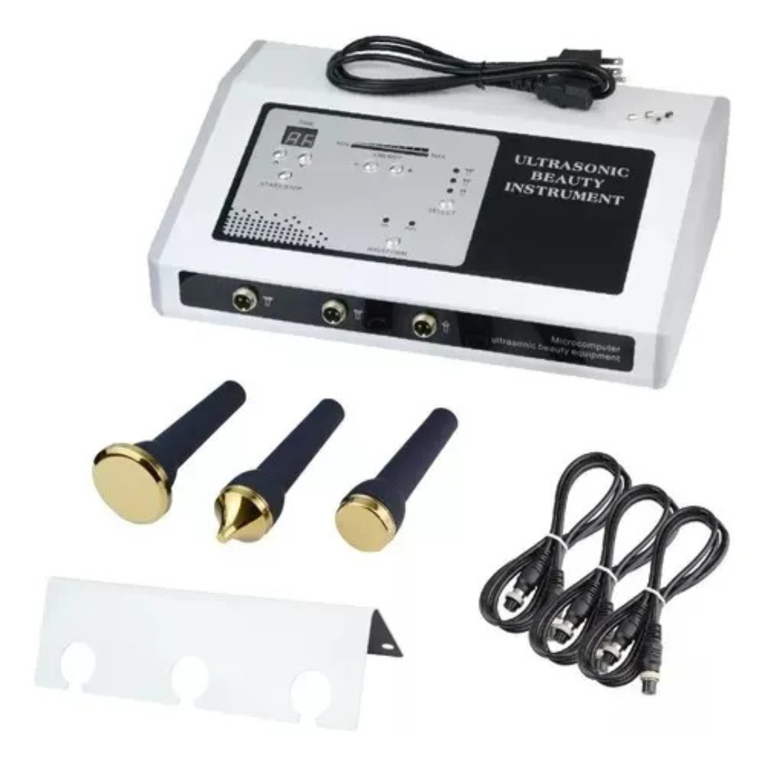 Ultrasonido Terapéutico Profesional Con 3 Cabezales - Equipos de Belleza Diebe