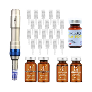 Kit Dr. Pen A6 + 20 Cartuchos + 2 Hyaluronic + 1 Anti Aging + 1 Melanout + 1 PDRN