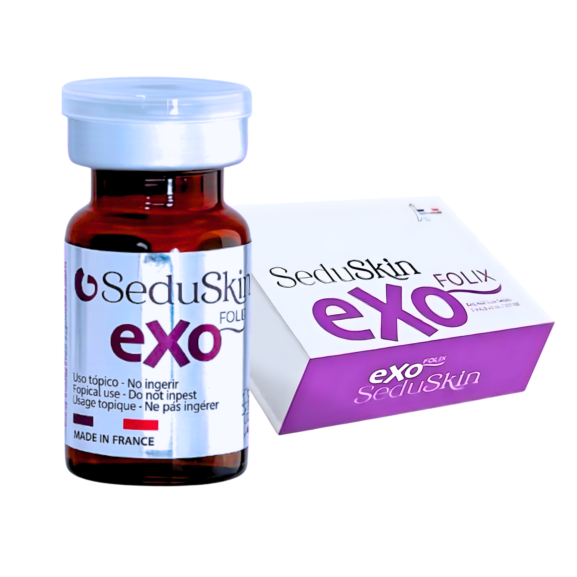 Seduskin ExoFolix - Tratamiento Capilar con Exosomas para la Caída Caja 2 Viales 5ml - Equipos de Belleza Diebe