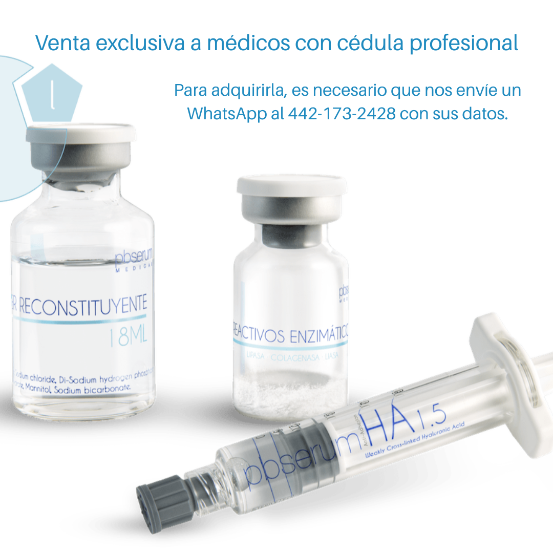 PBSerum HA 1.5 Low Lipo Enzimas - Equipos de Belleza Diebe