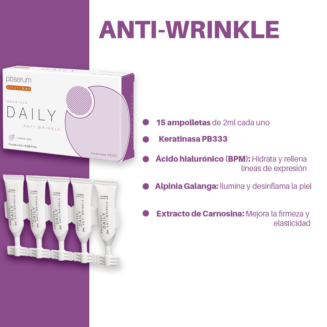 PBSerum Smartker Daily Anti-Wrinkle - Equipos de Belleza Diebe