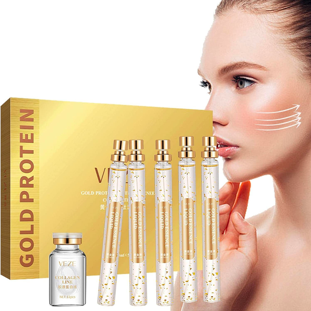 Serum Colágeno 24k Hilos Líquidos Colágeno Anti Arrugas Antiedad Veze - Equipos de Belleza Diebe