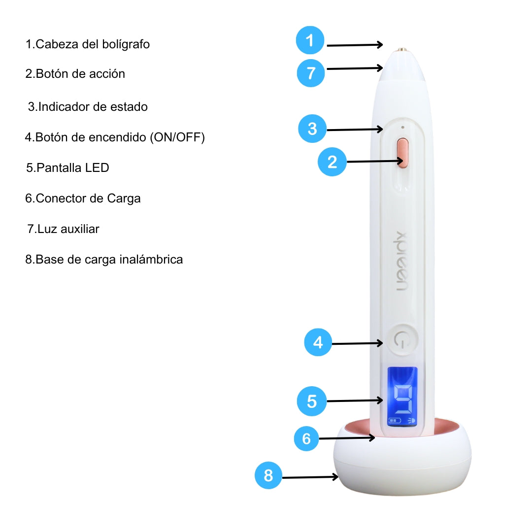 Xpreen Plasma Pen Fibroblast 6 Niveles Recargable - Equipos de Belleza Diebe