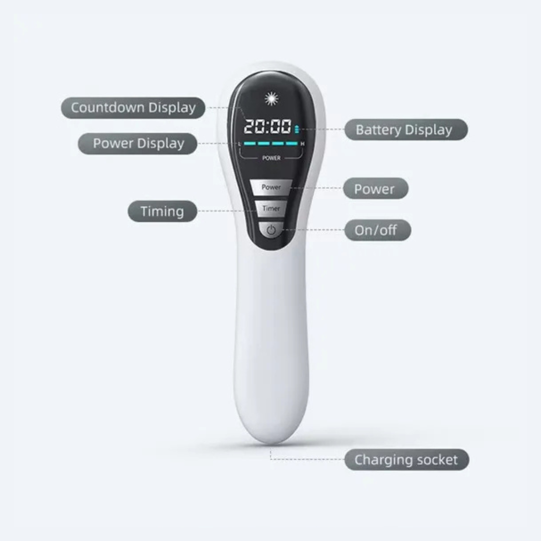 Laser Terapéutico 810nm 650 Nm Alivia Dolor Fisioterapia Láser Rojo - Equipos de Belleza Diebe