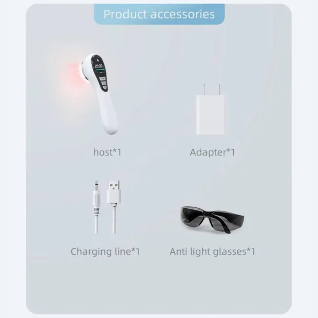 Laser Terapéutico 810nm 650 Nm Alivia Dolor Fisioterapia Láser Rojo - Equipos de Belleza Diebe