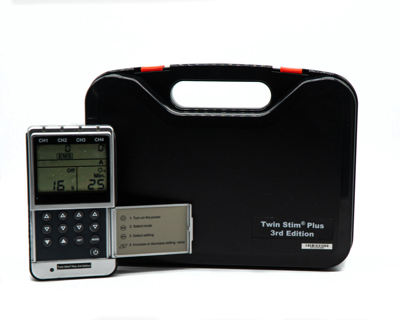 Electroestimulador Twin Stim 3ra Generación TENS/EMS/ Interferenciales y Rusas - Equipos de Belleza Diebe