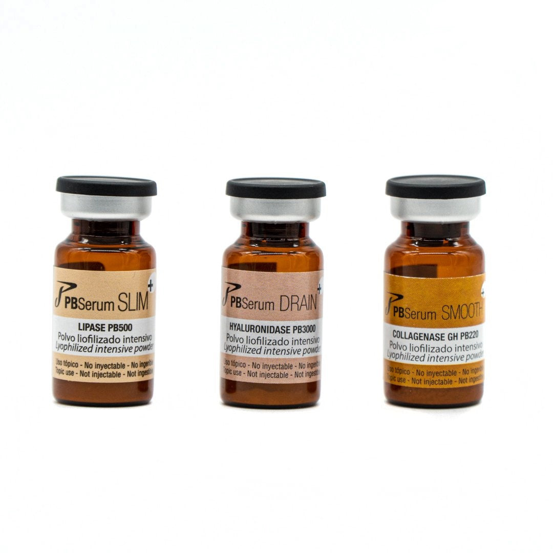 PBSerum Lipo Enzimas Colagenasa, Lipasa y Hialuronidasa - Equipos de Belleza Diebe