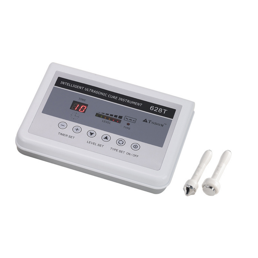 Ultrasonido Terapéutico y Estético 1mhz con 2 cabezales 628T - Equipos de Belleza Diebe